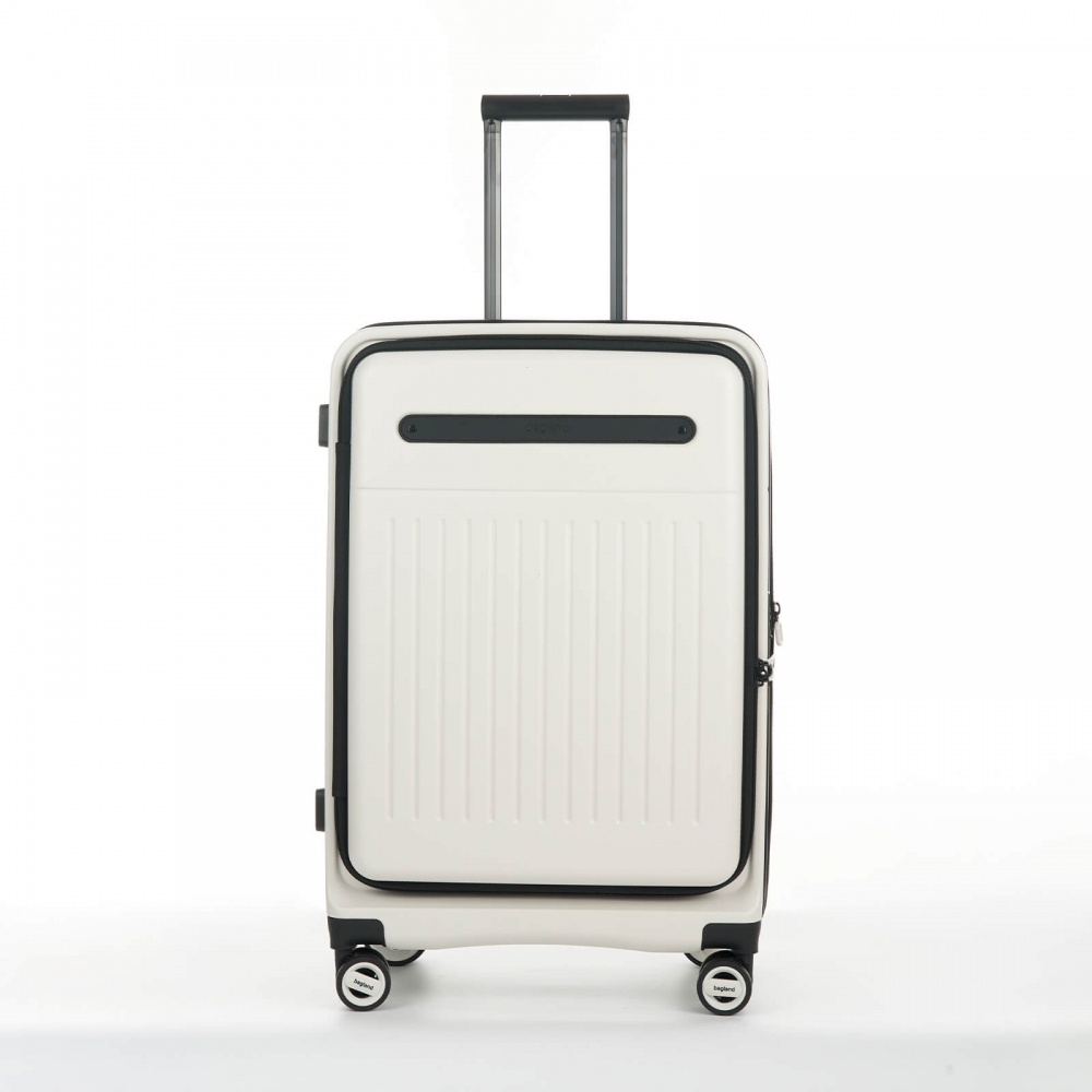 Чемодан Bagland VELO M 72 л белый