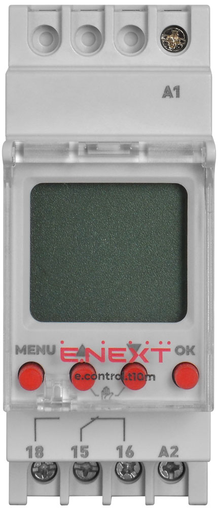 Таймер E.NEXT астрономический одноканальный e.control.t10m