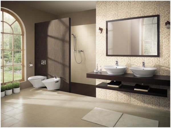 Плитка Opoczno Зебрано орнамент крем декор 30x45 