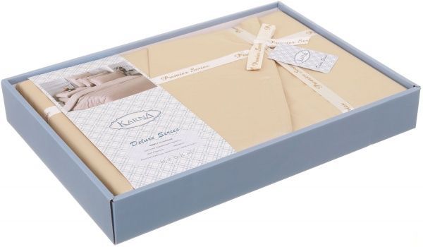 Комплект постельного белья Loft 1,5 кофейный Karna 