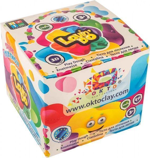 Тісто для ліплення 12 стаканчиків у шоубоксі Lovin'do