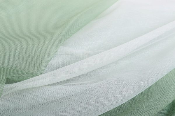 Тканина тюлева Карнавал сітка 295 см оливковий 