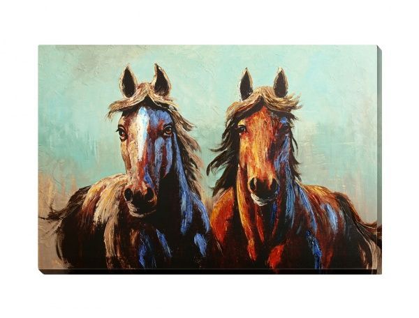 Картина Пара лошадей 60x90 см SvitArt SI-888 