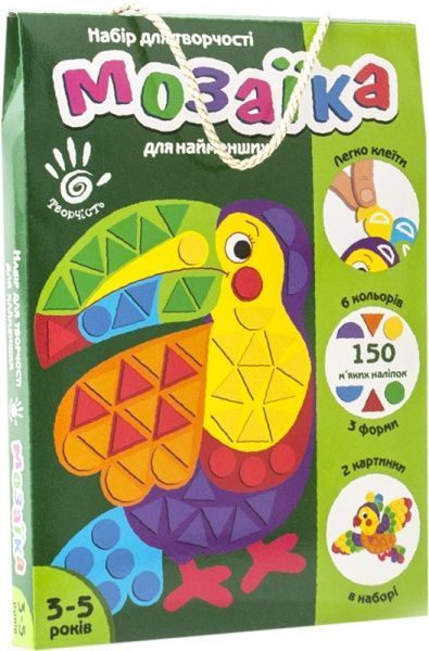 Набір для творчості Vladi Toys М'яка фігурна мозаїка Тукан VT4511-02