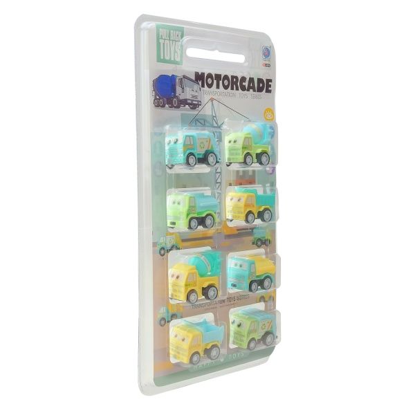 Ігровий набір транспорту 8 шт. на планшетці 278-37