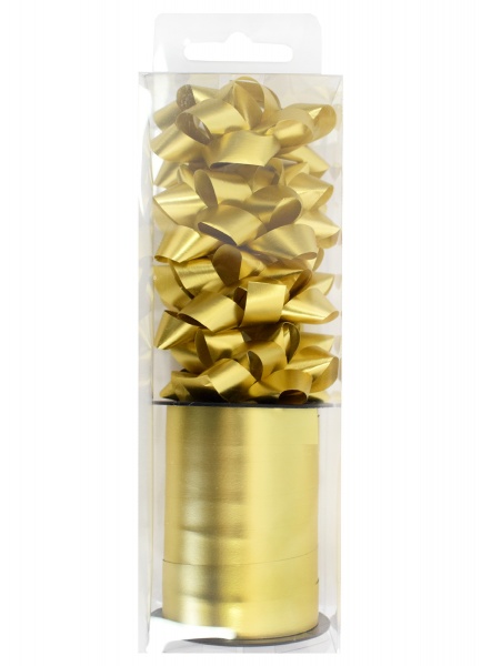 Стрічка для пакування подарункiв золотий 18562 1 см 10 м золотий 