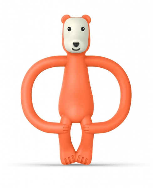 Прорізувач Matchstick Monkey Ведмідь помаранчевий 11 см (MM-B-001)