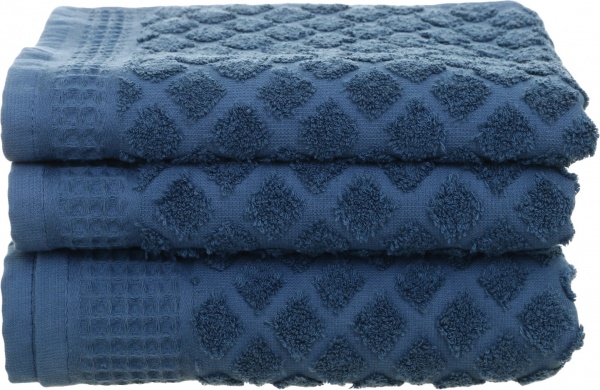 Рушник махровий Nora 70x140 см синій 