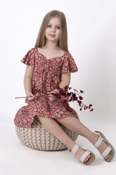 Сукня Mevis р.140 коричневий 