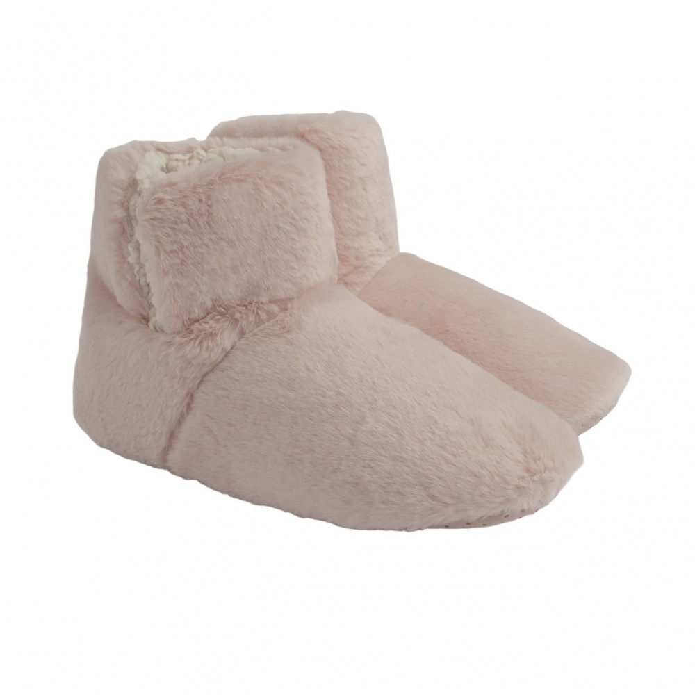 Тапки домашние Twins меховые с разрезом р.36/37 светло-розовый