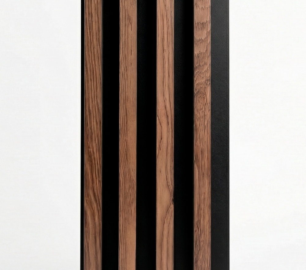 Реечная панель Brilliant® ПВХ ТД Дуб тасманський з чорним SWU15