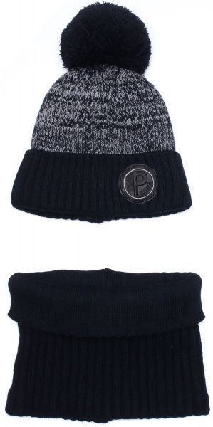 Шапочка детская унисекс Pompona р.48-50 серый 20 Z P 42 k ПП 