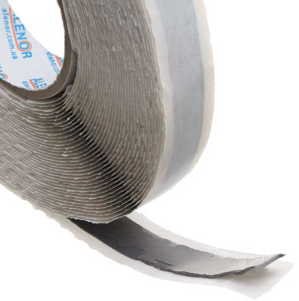 Лента Alenor эластичная бутил-каучуковая (К2) 15 мм x 15 м черная