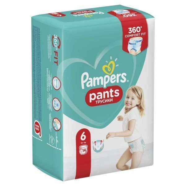 Підгузки-трусики Pampers Pants Extra Large 6 15+ кг 14 шт.