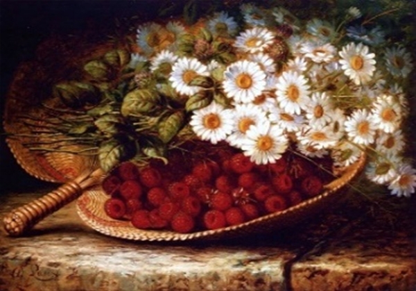 Набір для творчості зі стразами на підрамнику Малинові сни 40x50 см 189109 Діамантові ручки 