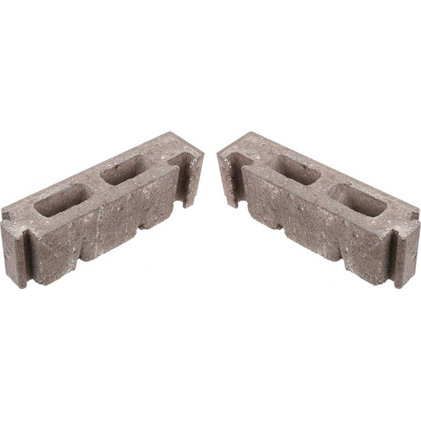 Элемент столба Кая 75x235x75 мм коричнево-белый Моноліт-Брук 