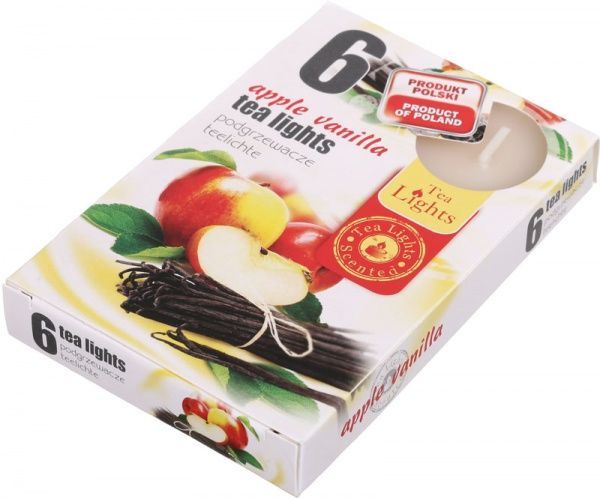 Набор свечей Яблоко и ваниль 6 шт.
