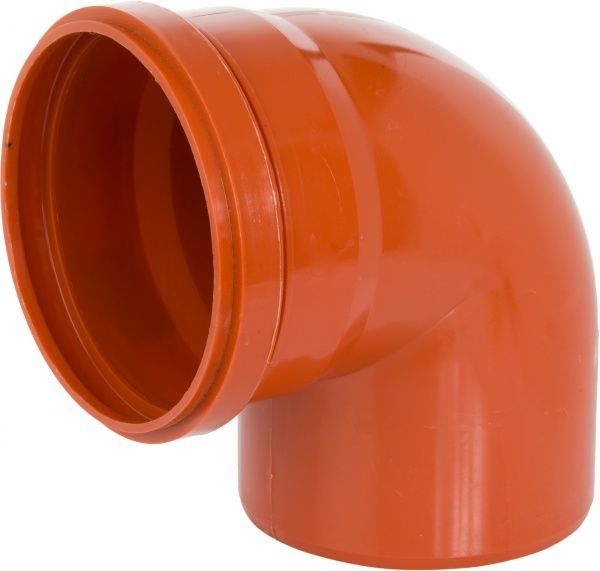 Колено ПВХ d160х90° Инсталпласт