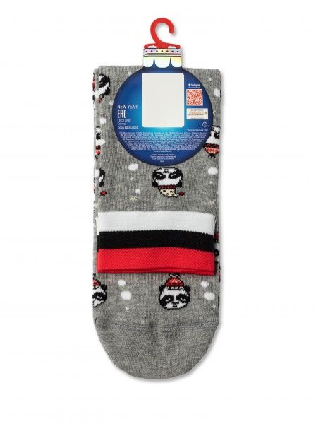 Шкарпетки чоловічі DiWaRi New Year 20С-62СП 518 р. 27-29 сірий 1 пар 