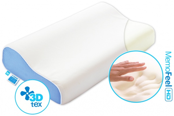 Подушка Comfort Wave L 40x60x11/9 см Антибактеріальна Sonex