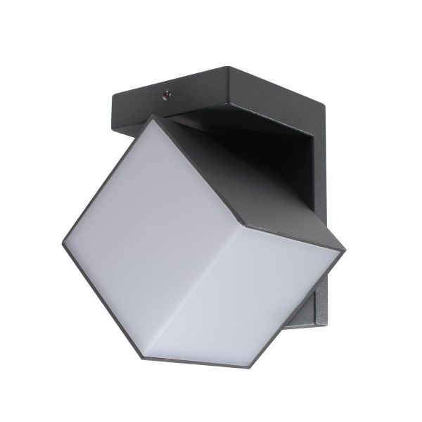 Світильник вуличний настінний LED 12 Вт IP54 сірий CUBA 5193803118 