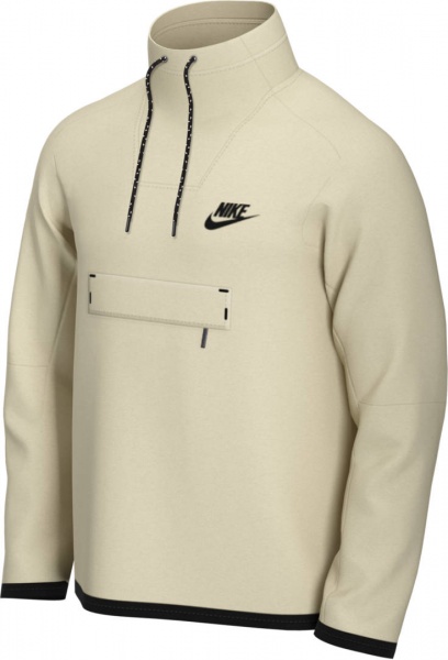 Джемпер Nike M NSW TCH FLC LS FNL NK TOP CZ9897-234 р. S бежевий