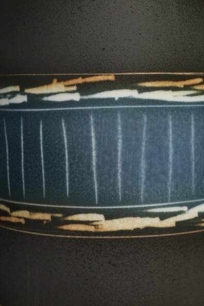 Ваза керамическая голубой крафт цилиндр 49 см 07695413P04096 Bernardo