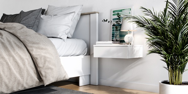 Стол-ящик Грейд Торино белый альба 402x128x320 мм