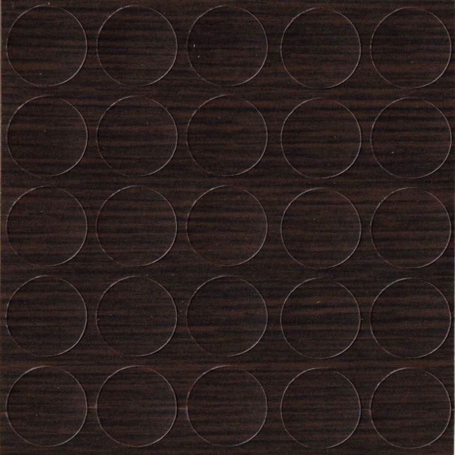 Заглушка самоклейка Foldecor 14 мм венге магія 25 шт. F150