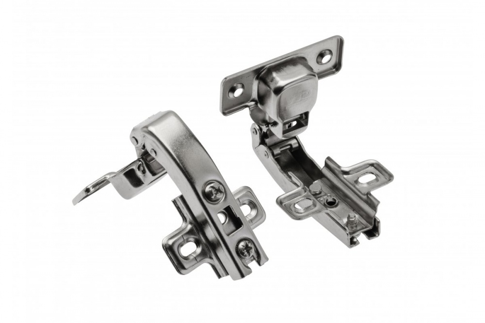 Петля угловая GTV 95° Slide-On без доводчика ZP-KT90H2-BE