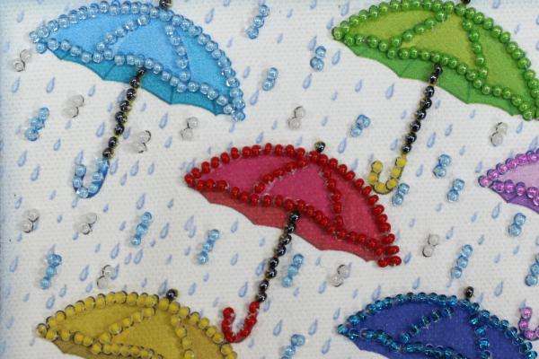 Набор для вышивания бисером «Сумка» Зонтики ACA Абрис Арт 