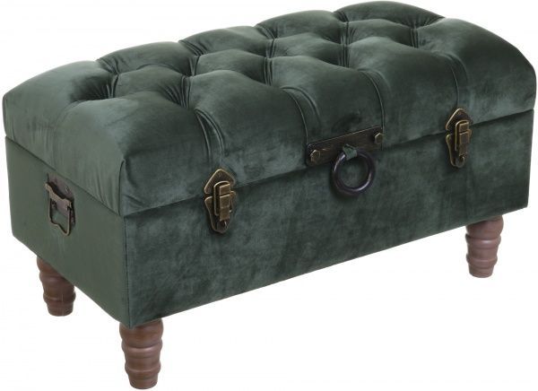 Сундук-пуф Shic B изумрудный, 71,5х37х36,5 см велюр 