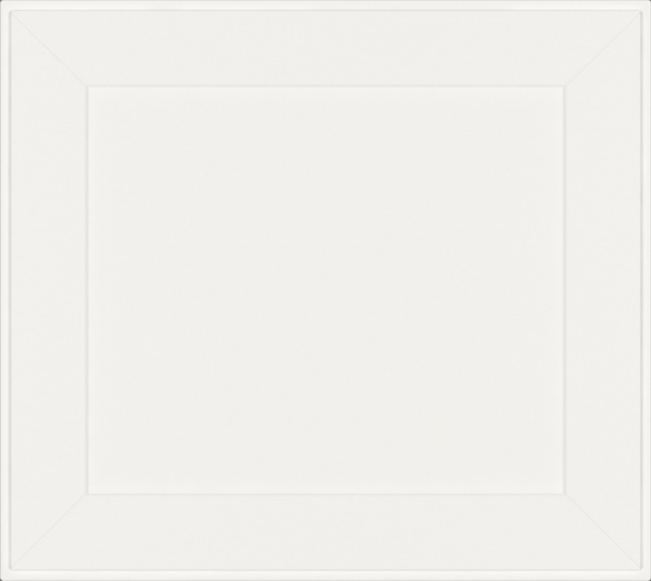 Фасад для кухні Грейд Білий шовковисто-матовий /RAL9003/ 533x596 Оксфорд