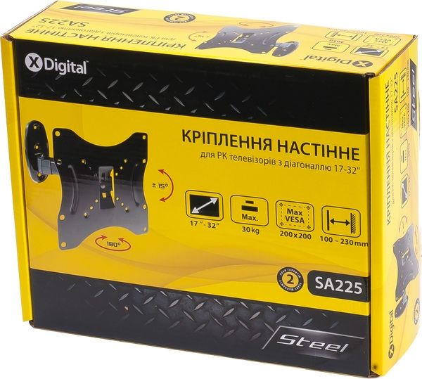 Кріплення для телевізора X-Digital STEEL SA225 15