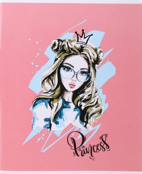 Тетрадь школьная Princess 96 листов в клетку Мечты сбываются