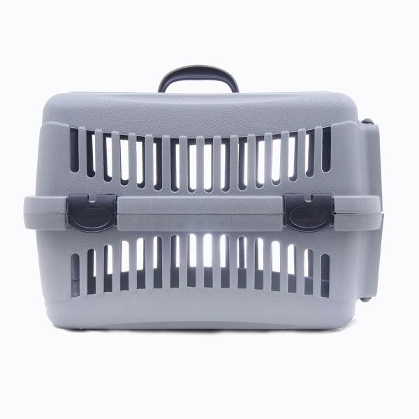 Переноска SGbox для кошек и собак серая до 6 кг SG16008