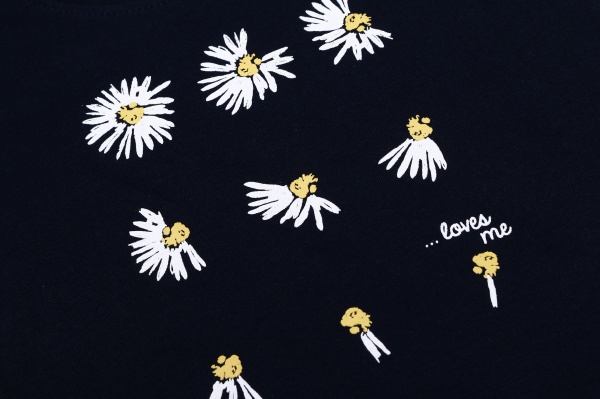 Футболка для девочек Blue Seven р.122 темно-голубой 702274 X * 98 