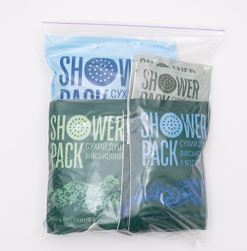 Душ одноразовый SHOWER PACK набор STARTER PACK, 8шт