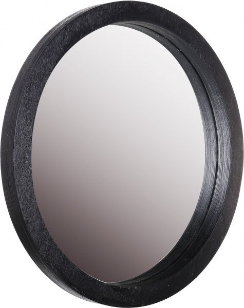 Зеркало Woodville Рондо d58 см черное SS004134 