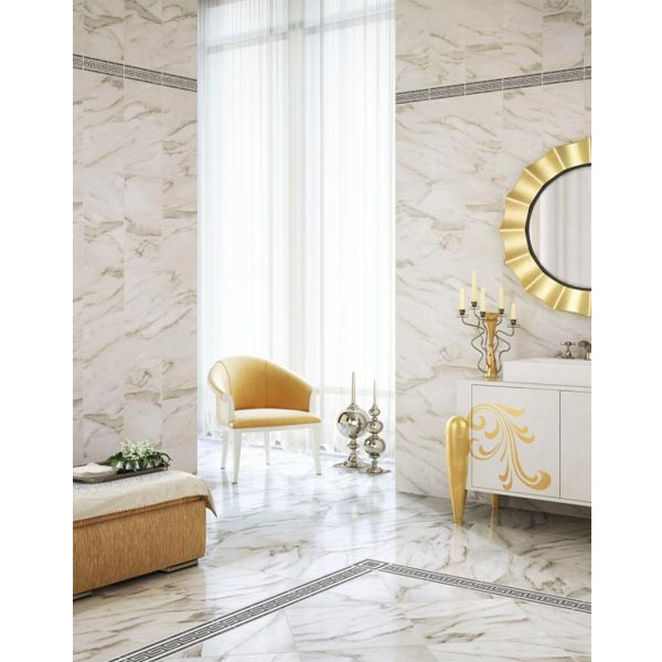 Бордюр Интеркерама Alon БН 39 071 серый 137x430 мм