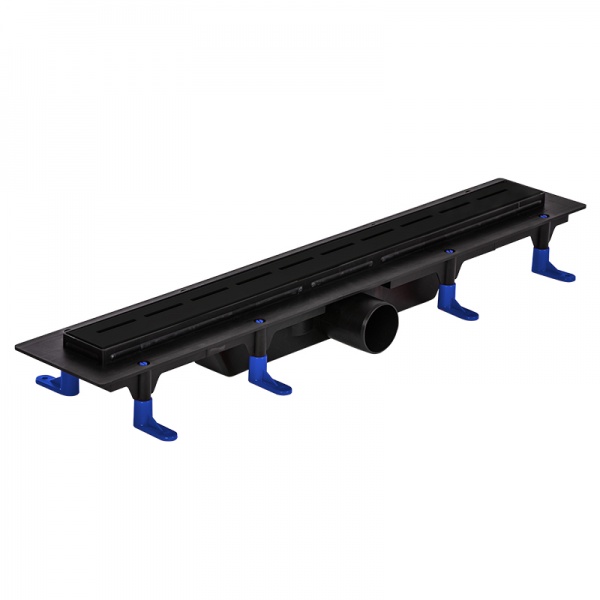 Душевой канал Styron STY-LI-60-FF с черной решеткой 600 мм Линия