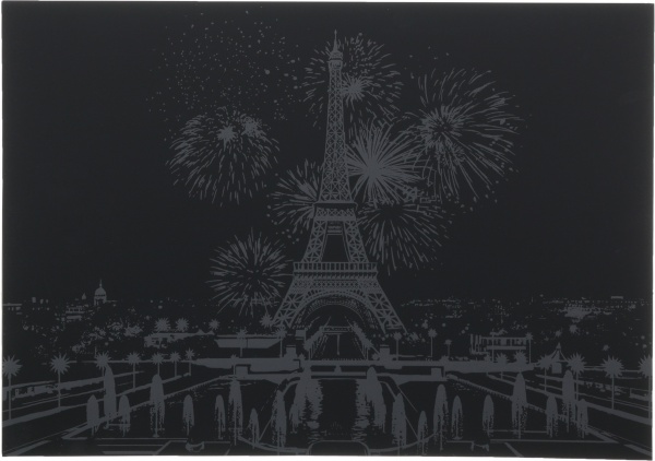 Скретч-картина Париж 40,5x28,5 см 