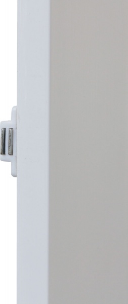 Напольное зеркало с секцией для хранения аксессуаров 3600x12300 мм белый 