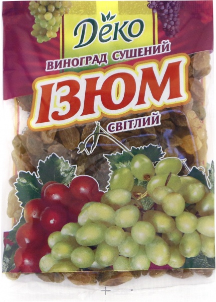 Изюм светлый 80 г Деко (4820076012150) 