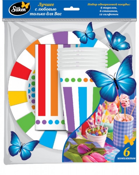 Набор посуды Silken Праздничный на 6 персон