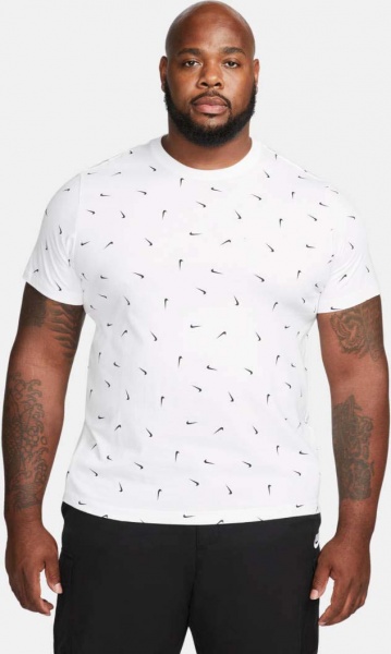 Футболка Nike CLUB TEE AOP DR7909-100 р.L білий