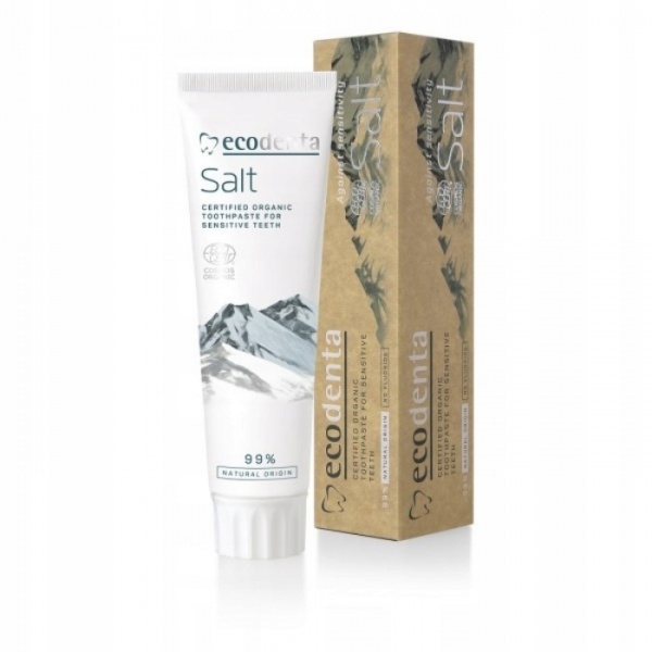 Зубна паста ECODENTA COSMOS ORGANIC д/чутливих зубів і ясен з натур Сіллю і Цитратом калію 100 мл