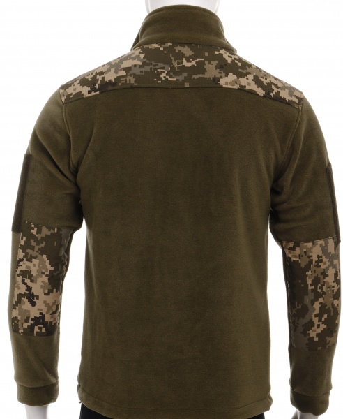 Кофта флісова тактична, зі вставками Піксель р. S oliva