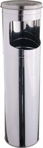 Урна-попільниця EFOR Metal нержавіюча сталь 64174