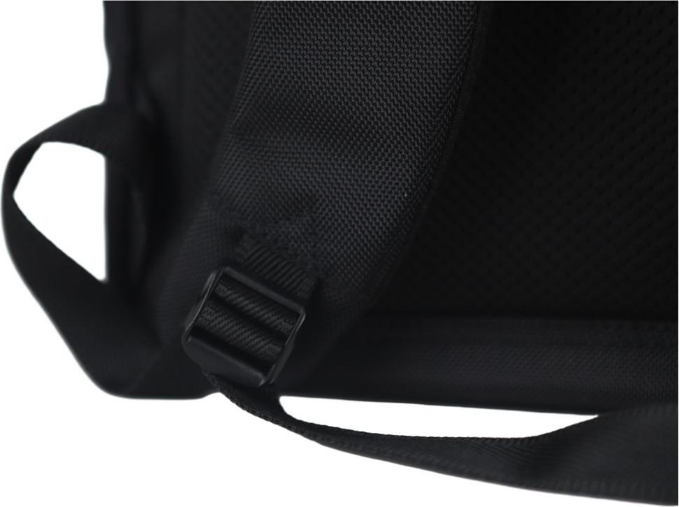 Рюкзак черний, полиэстэр 45x31x13см